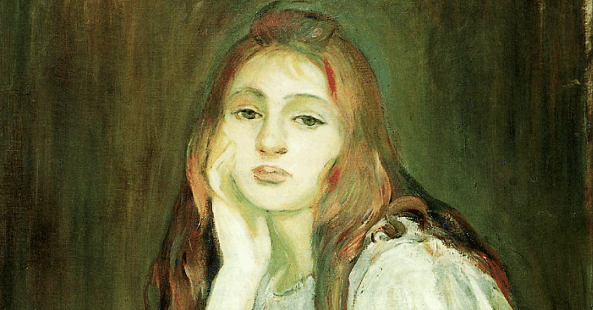 Julie Daydreaming By Morisot Illustration World History Encyclopedia