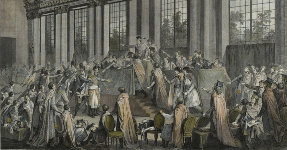 The Council Of During The Coup Of Brumaire Illustration