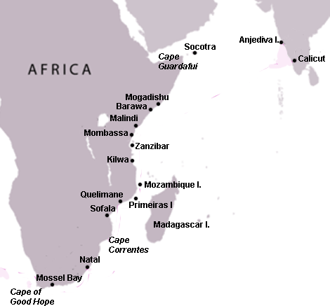 ancient african cities map