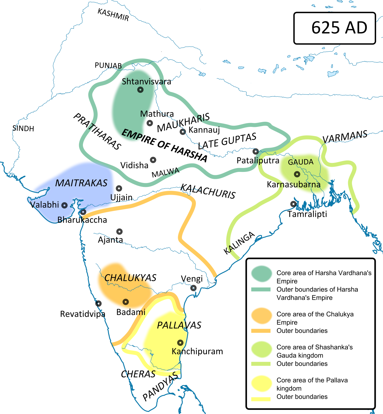 ancient hindustan map