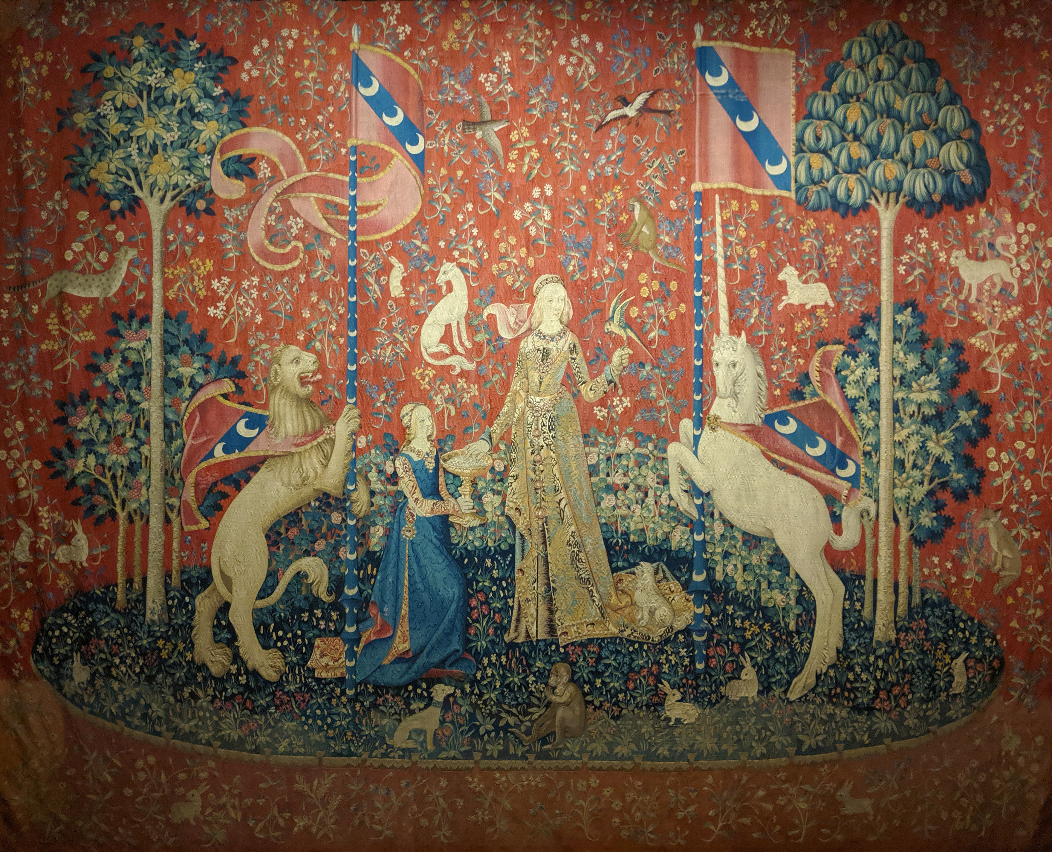 Lady and 2024 the unicorn tapestry