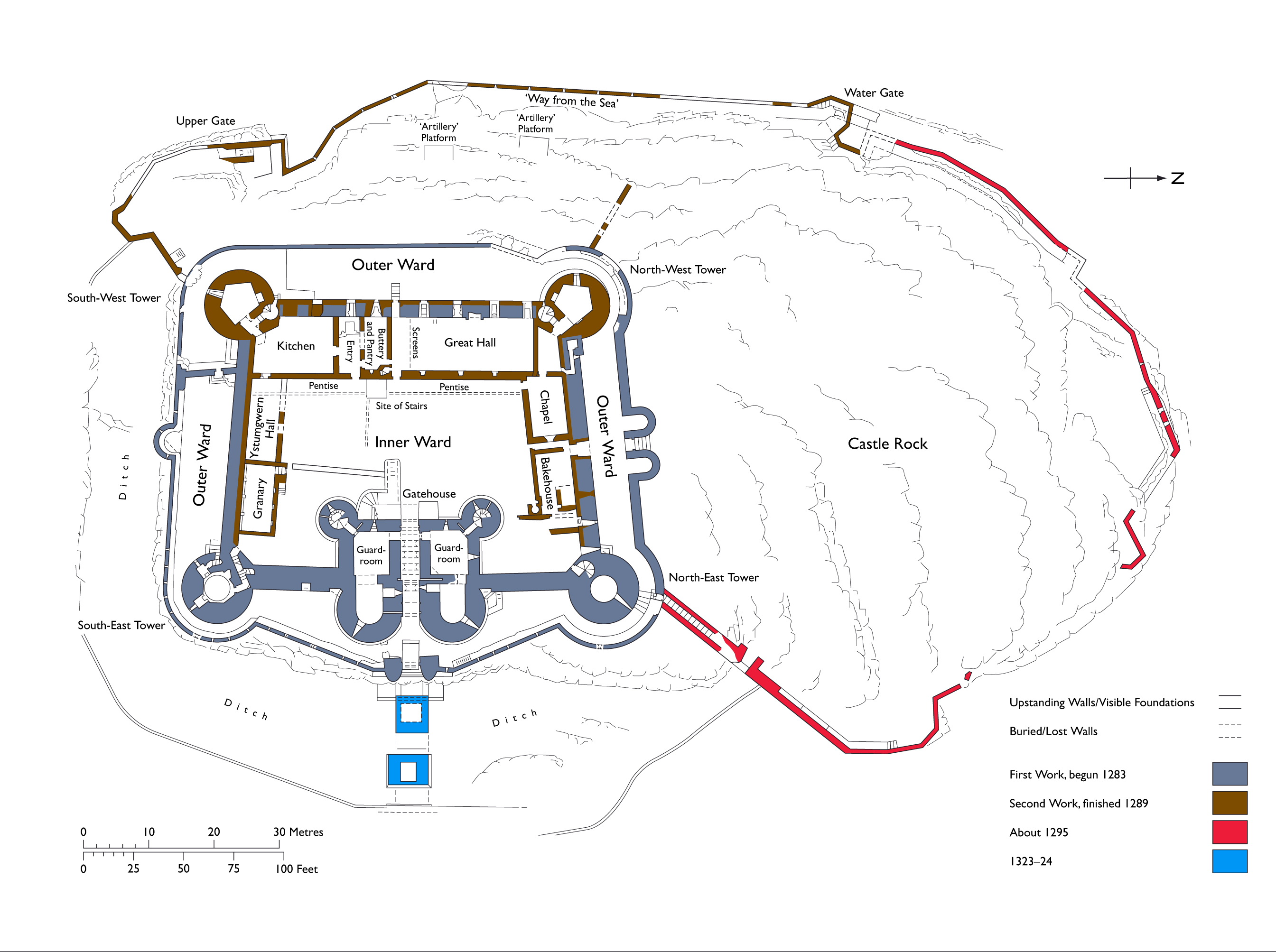 medieval keep floor plans