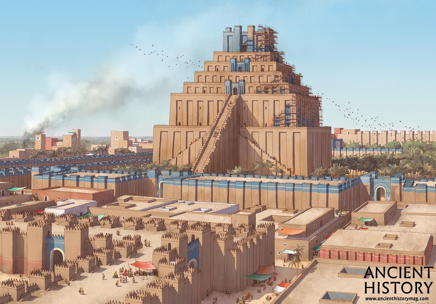 Recreation of the Etemenanki in Babylon (Illustration) - World History  Encyclopedia