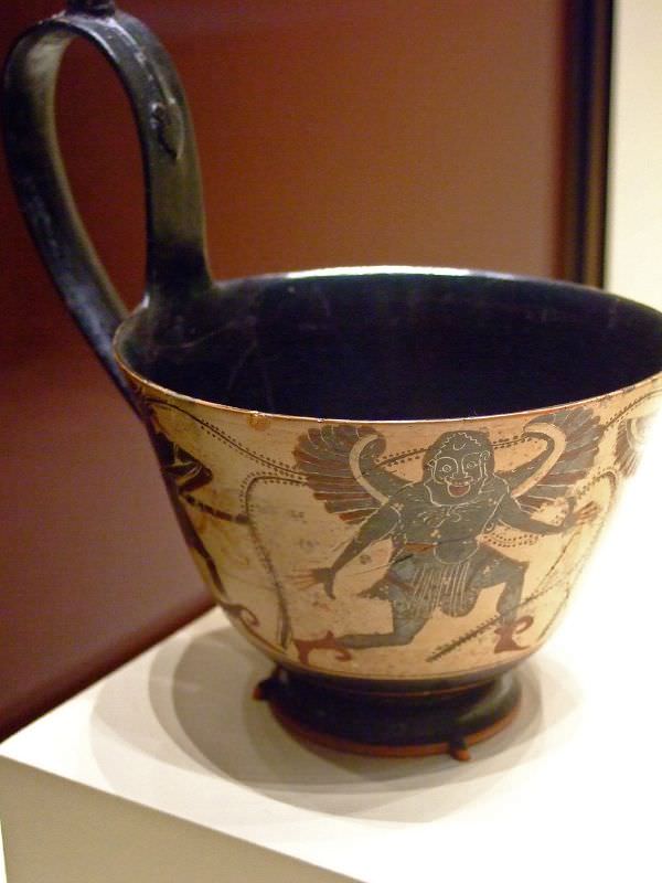 Gorgons On Athenian Pottery 6th Century Bc Stock Illustration