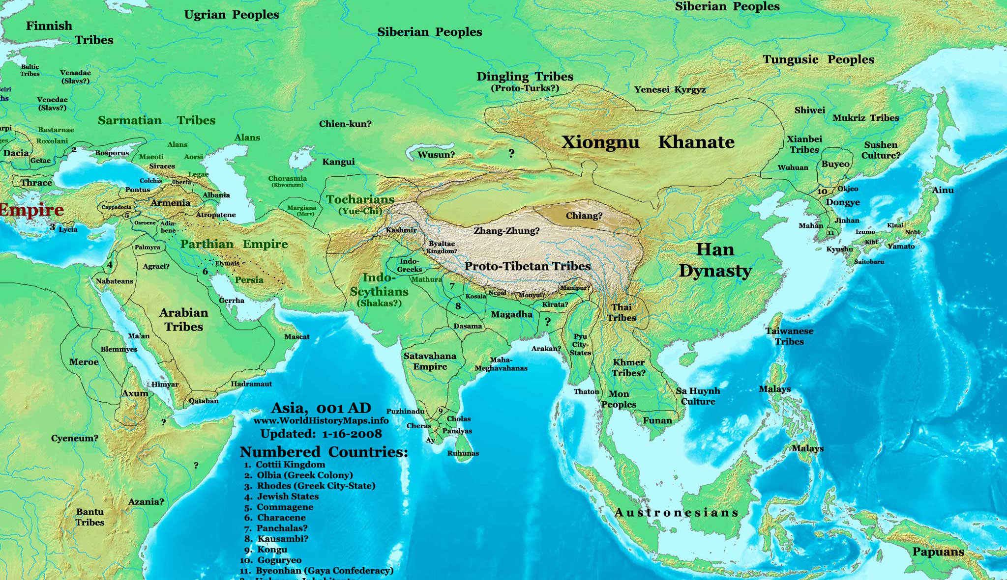 eastern hemisphere physical map