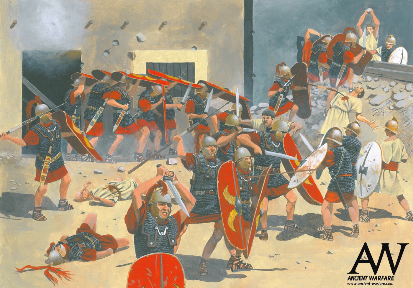 Siege of Alexandria, 47 BCE (Illustration) - World History