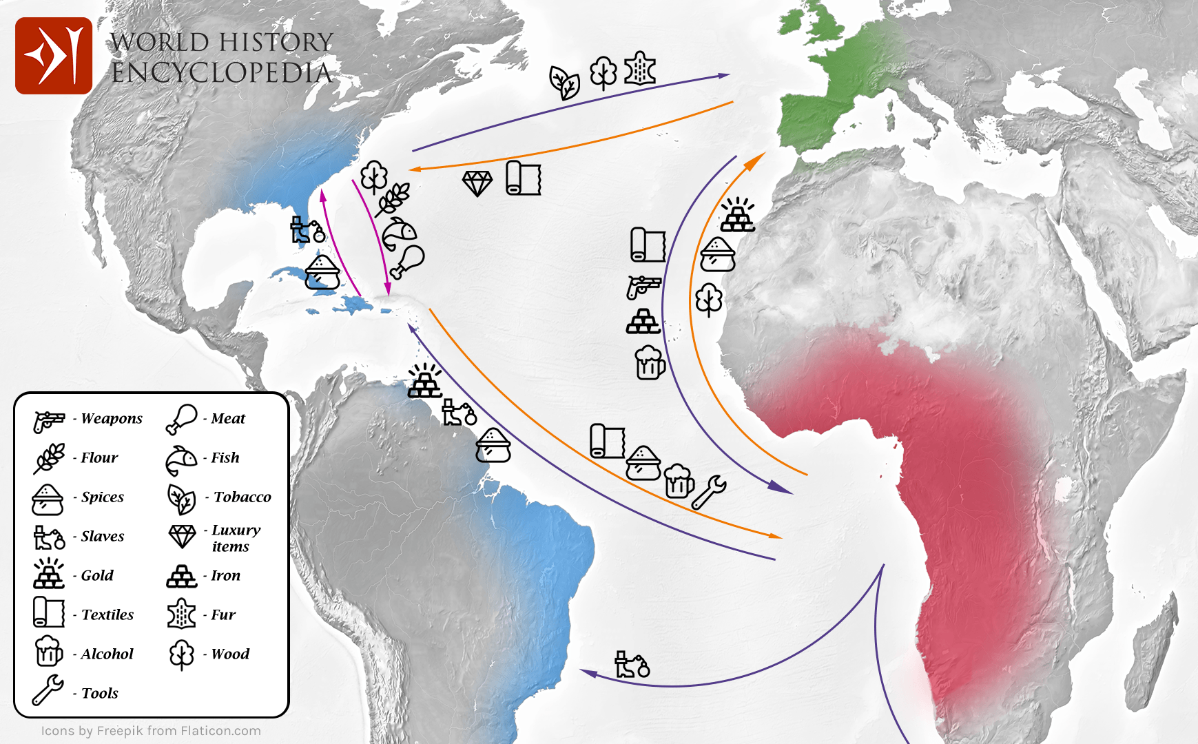 world trade flow map