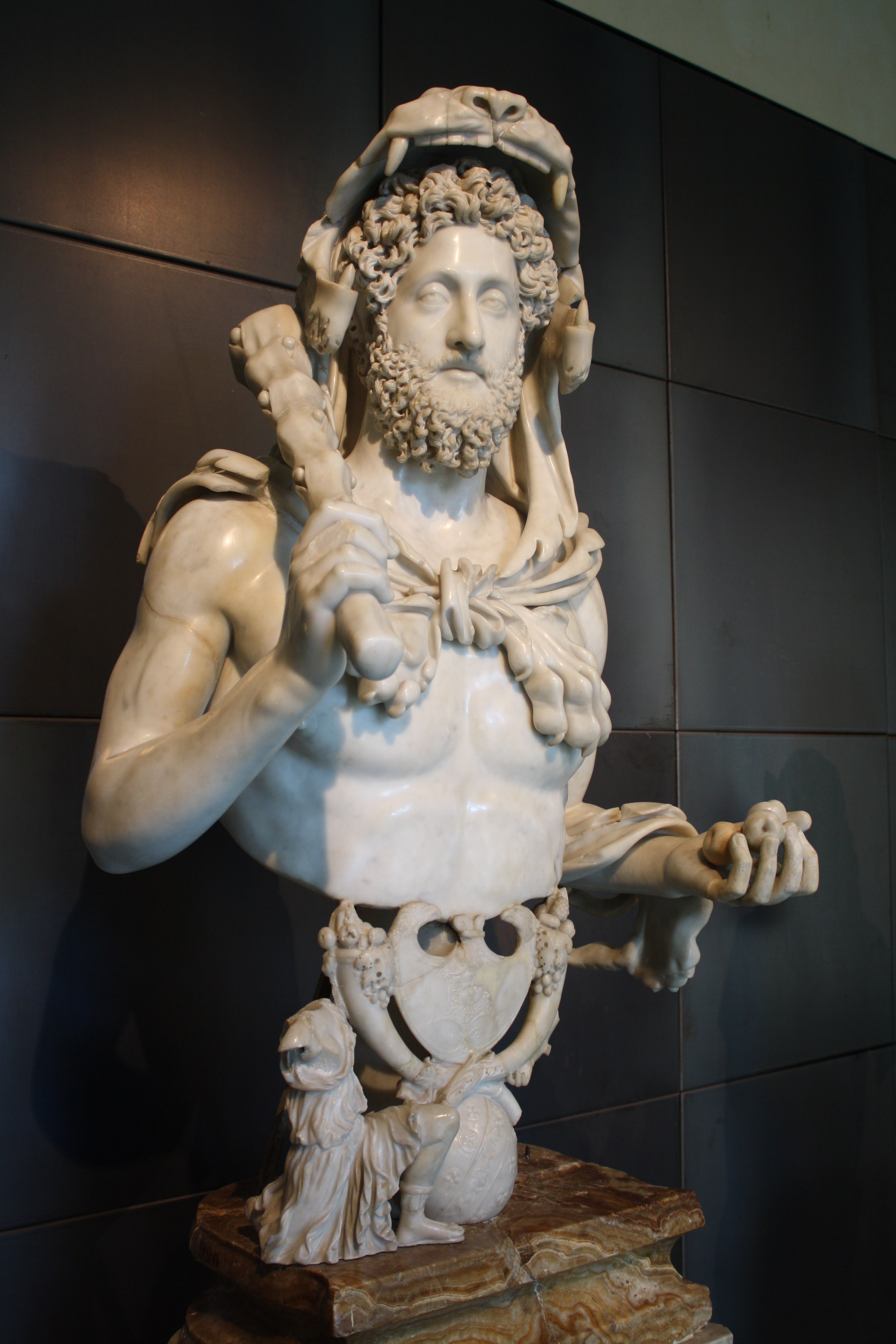 Bust of Commodus as Hercules