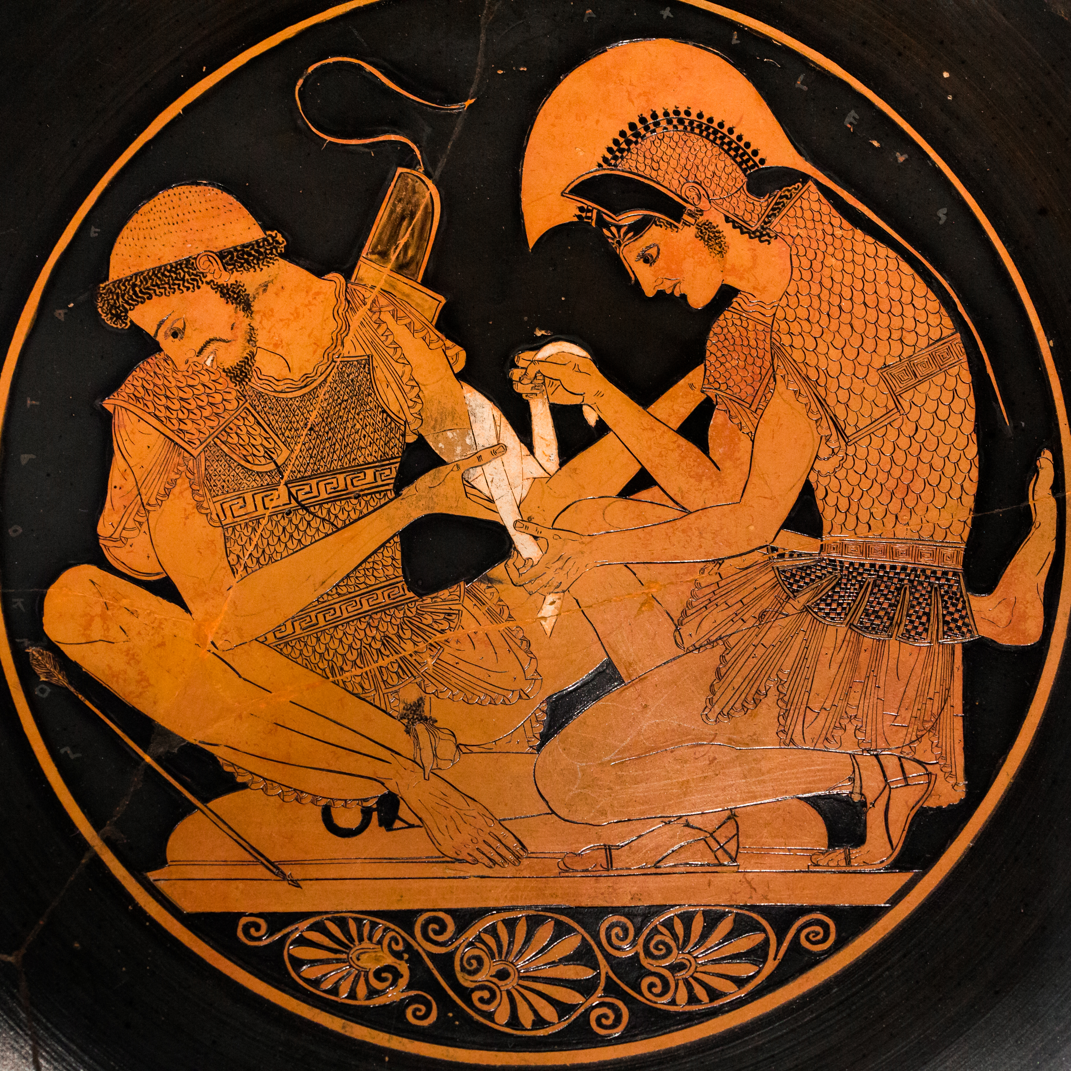 Achilles Tending to Patroclus (Illustration) - World History Encyclopedia