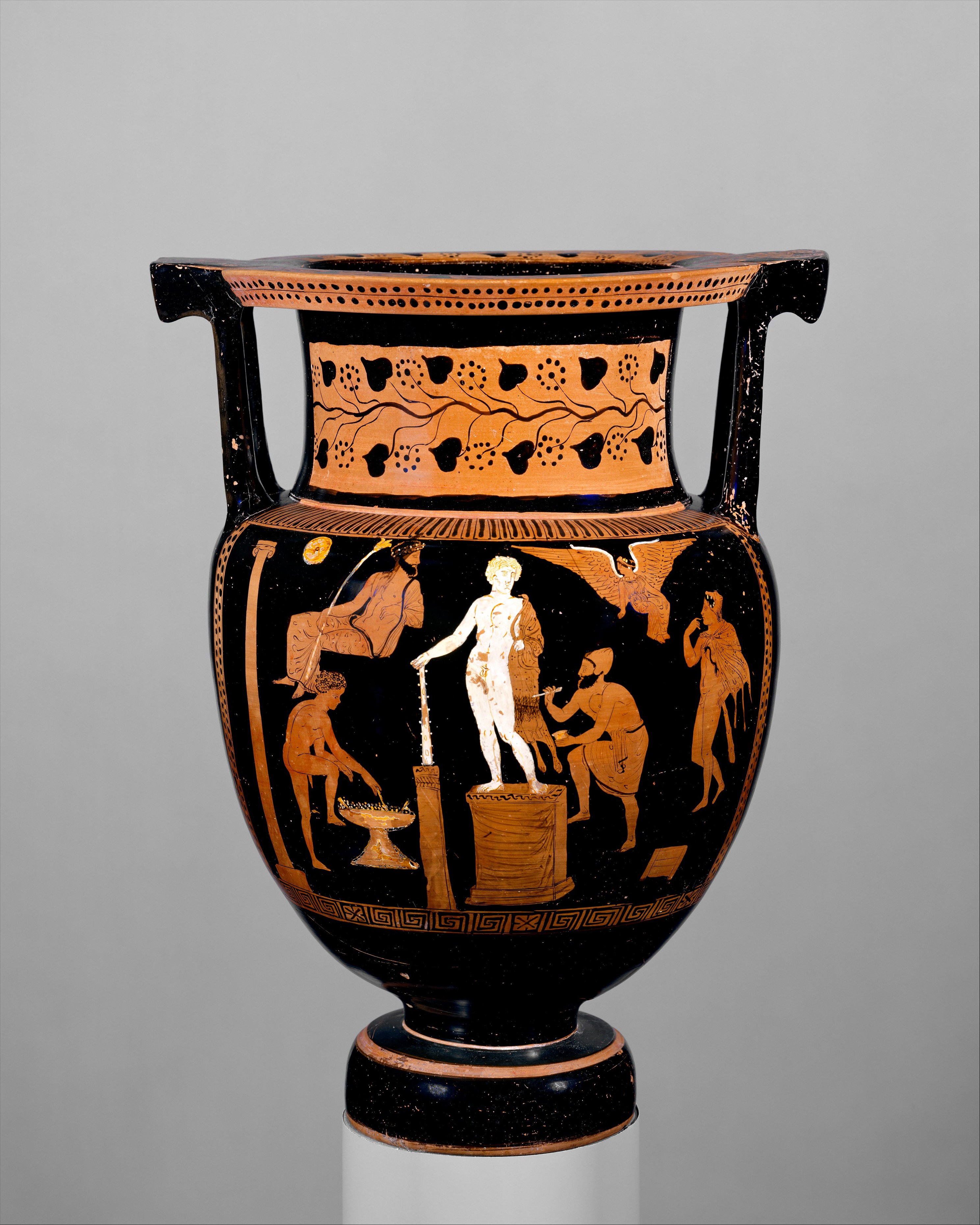 Greek Vase Painting of an Artist at Work Illustration World