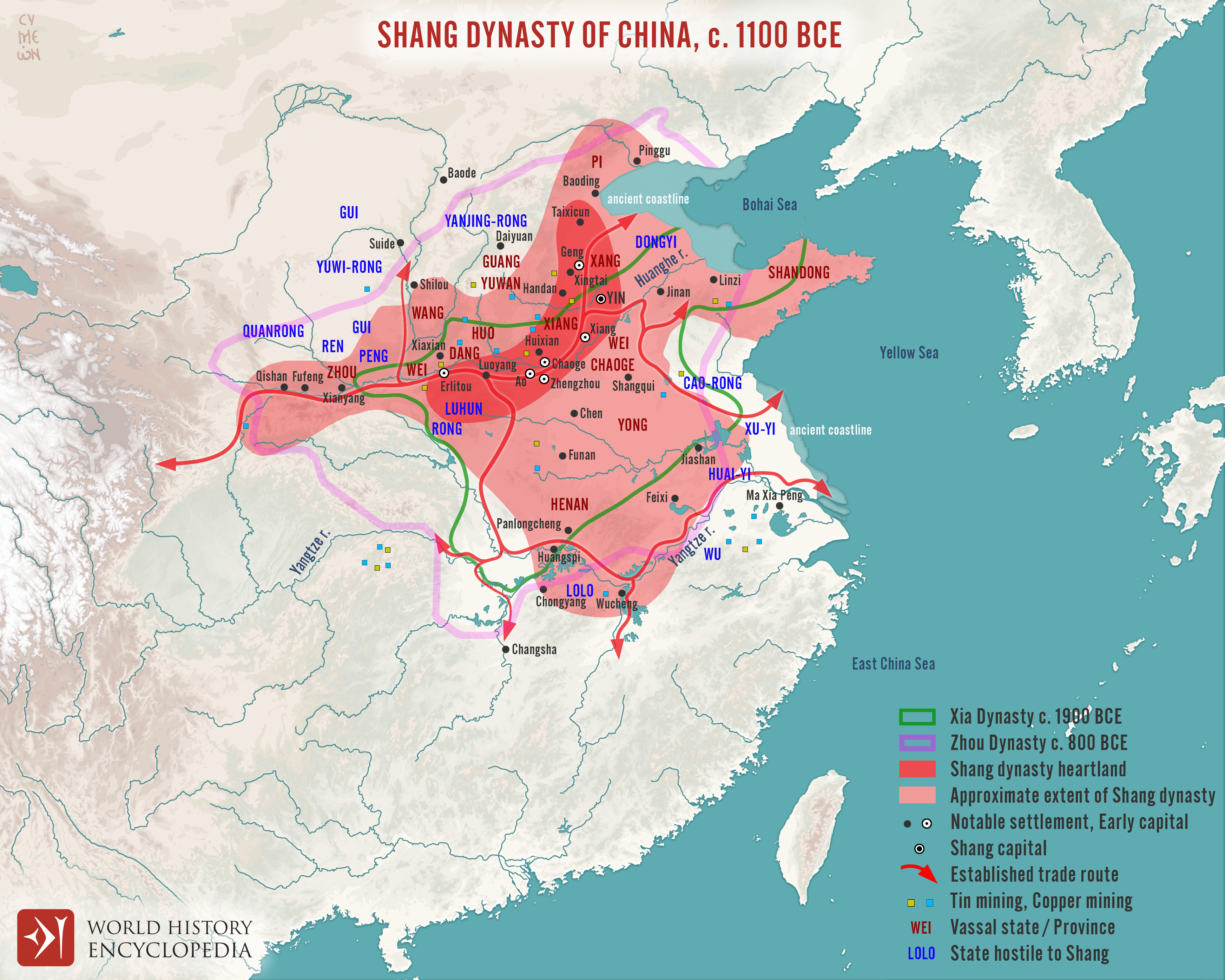 xia dynasty timeline