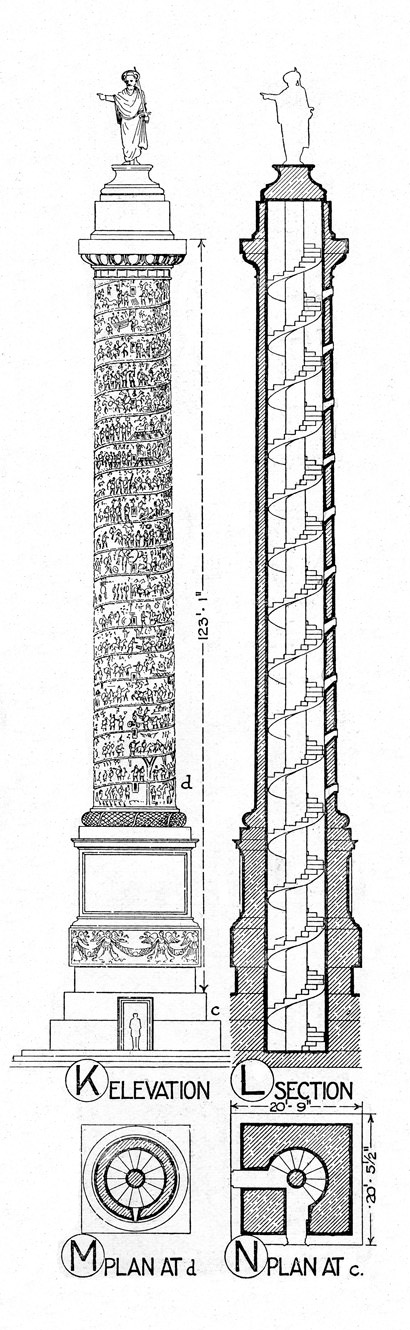 column of trajan sketch