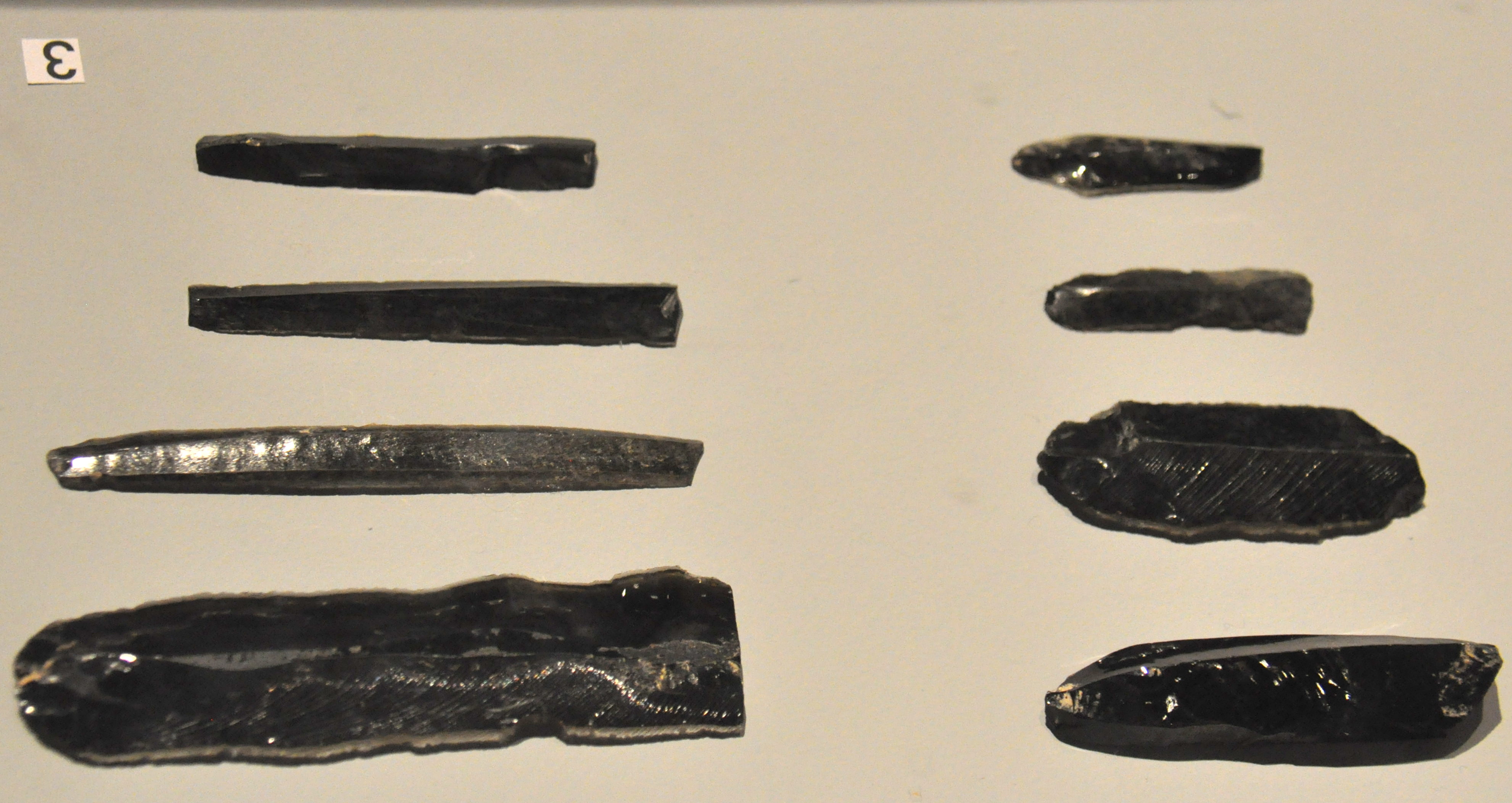 ancient obsidian knife