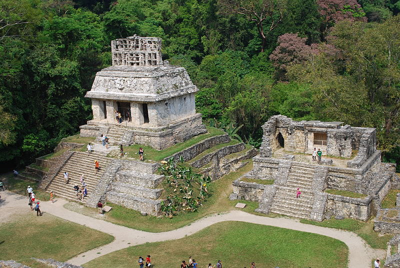 Temple of the Sun, Palenque (Illustration) - World History