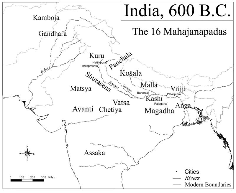 ancient hindustan map