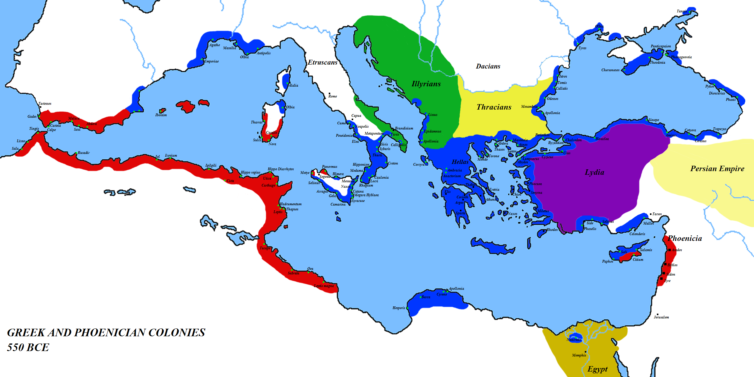 Ancient Mediterranean Sea Map   Download