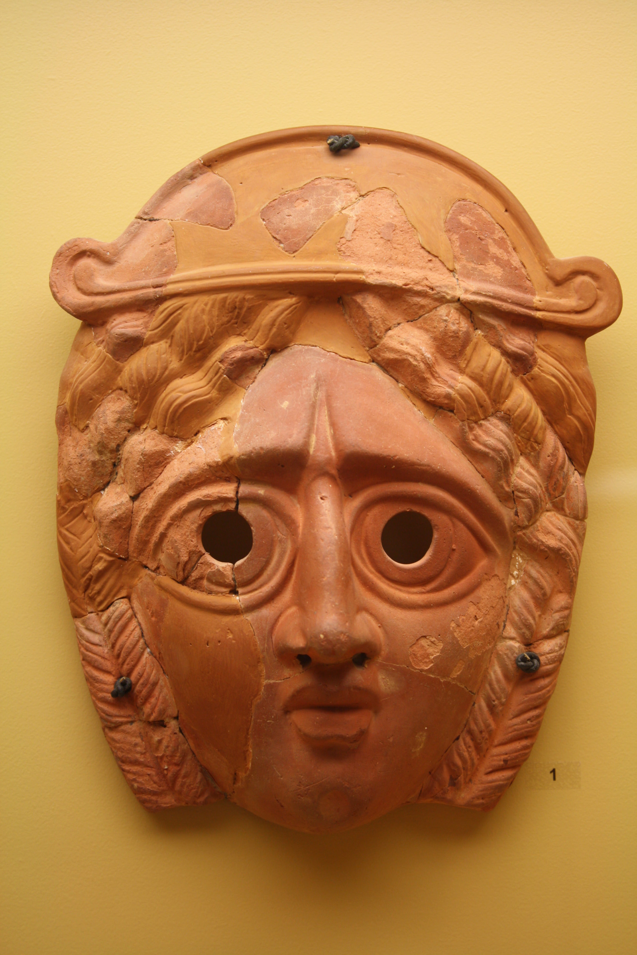 ancient greek theatre tragedy masks