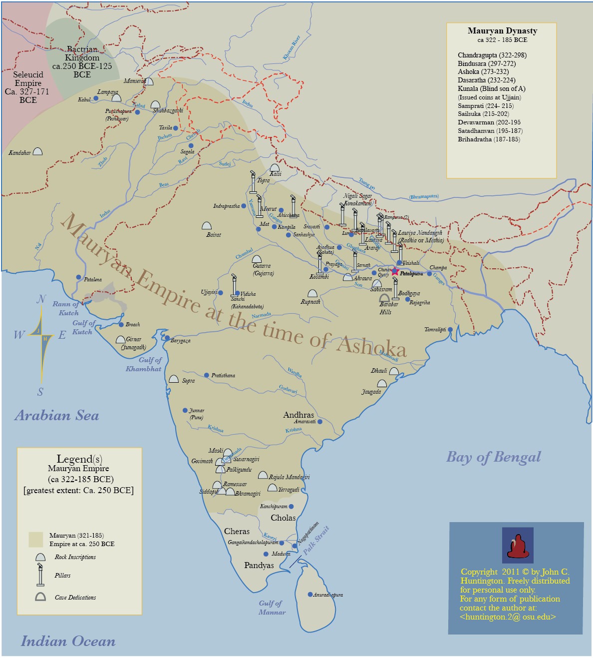 Mauryan empire, Definition, Map, Achievements, & Facts