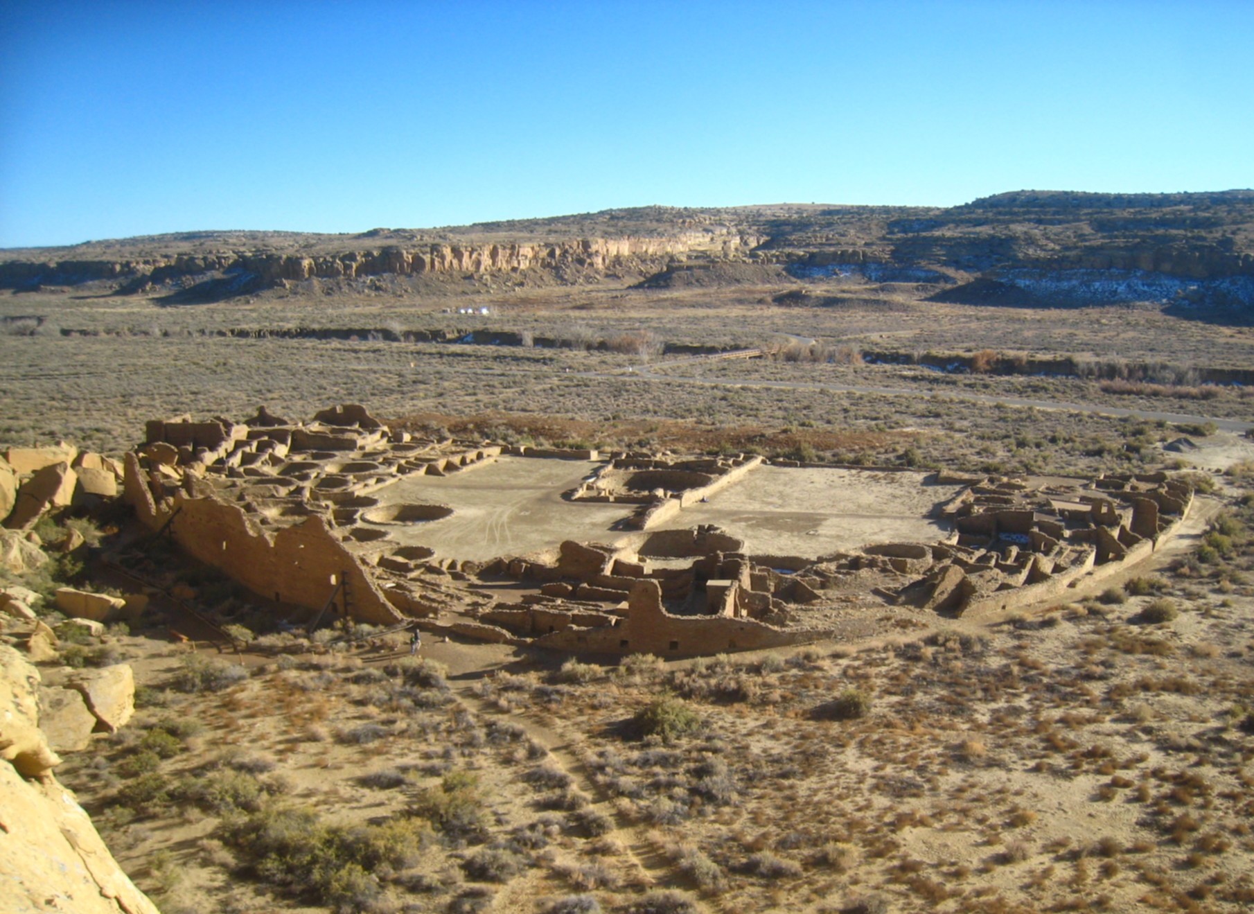 Pueblo Bonito Chaco Canyon Illustration World History