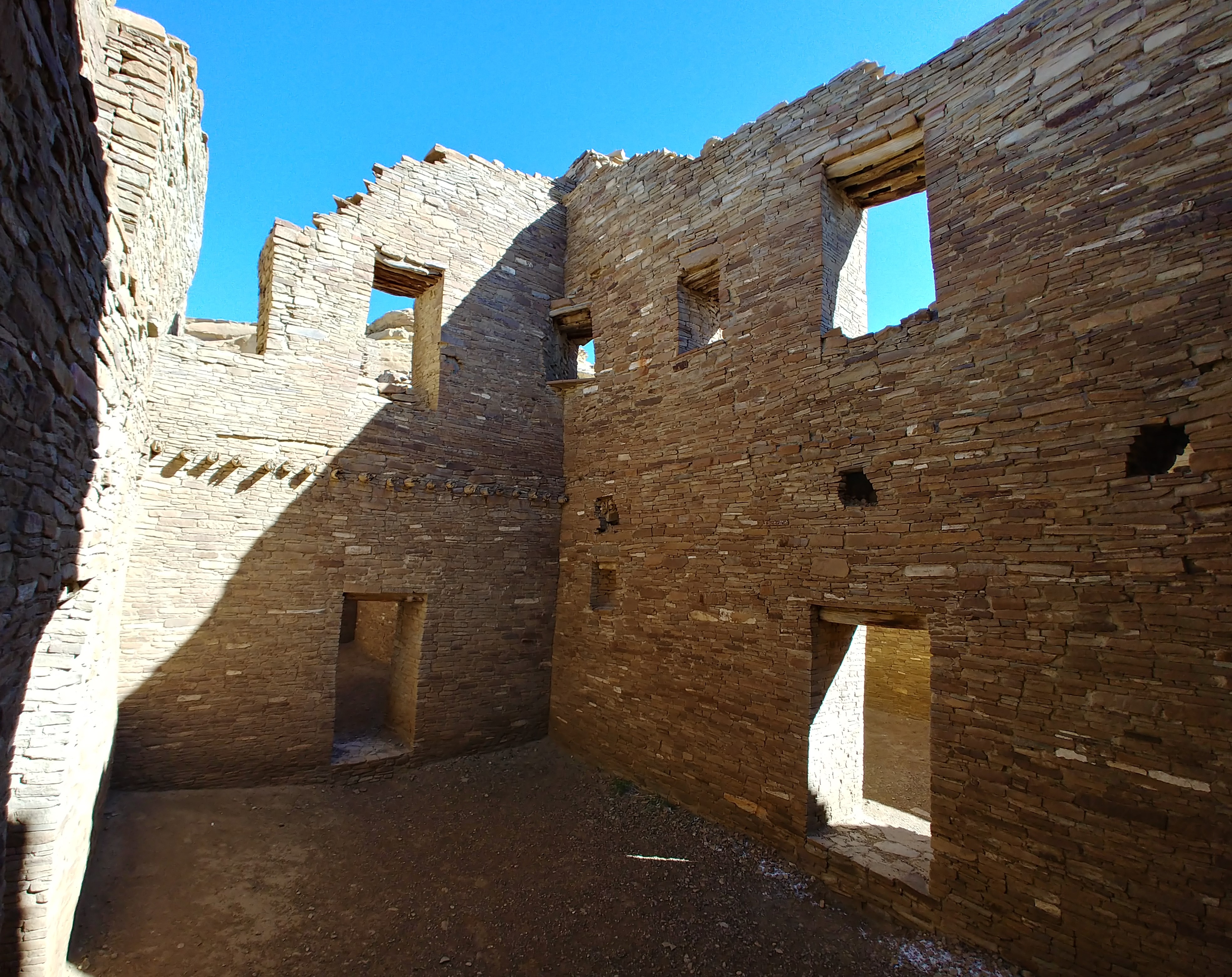 Pueblo Bonito Chaco Canyon Illustration World History