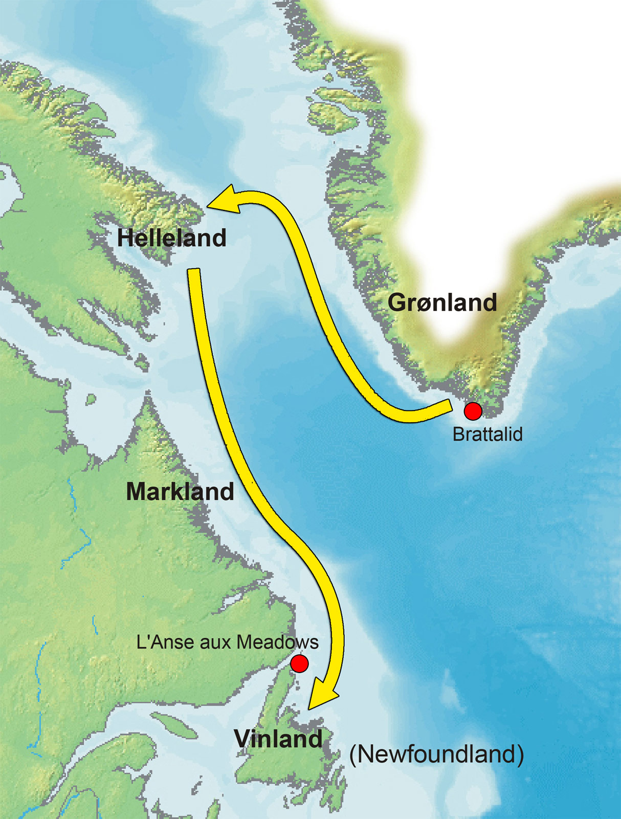 leif erikson route