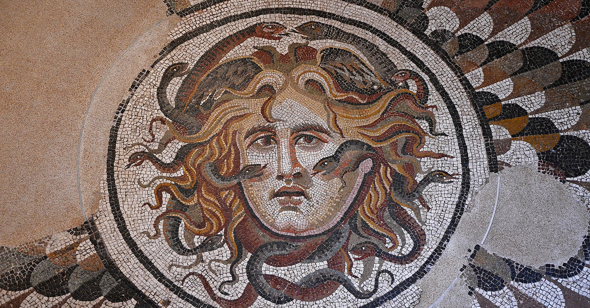 Medusa Mosaic Illustration World History Encyclopedia