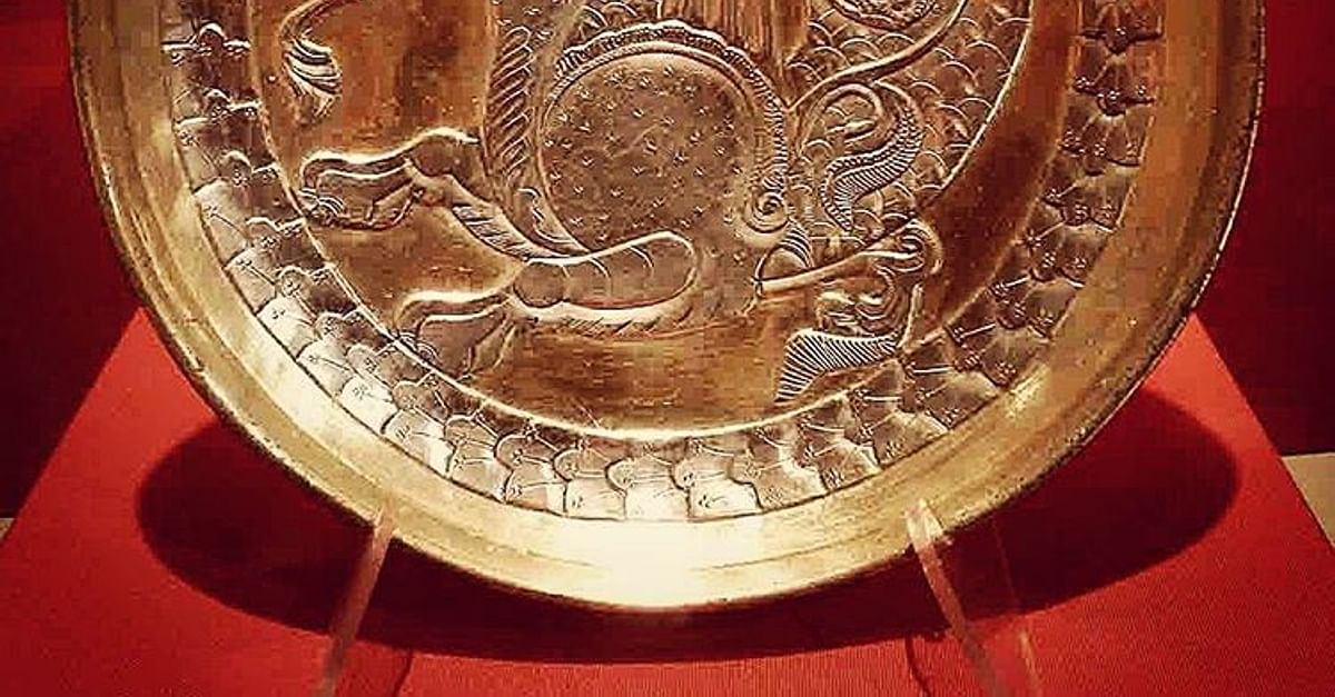 Sassanian-style Plate with Simurgh (Illustration) - World History ...