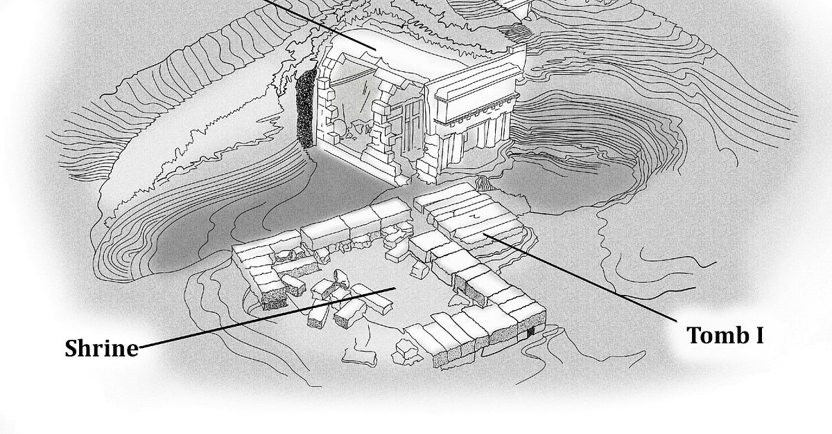 Model of the Shrine & Tombs Under the Great Tumulus, Vergina ...