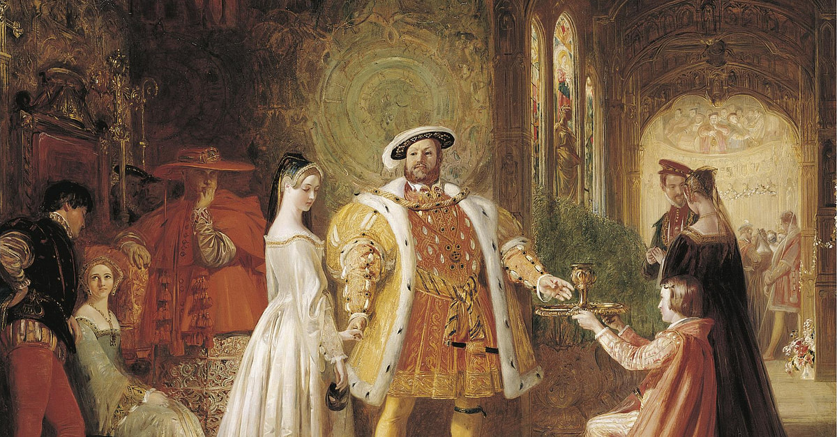 Henry VIII Meets Anne Boleyn (Illustration) - World History Encyclopedia