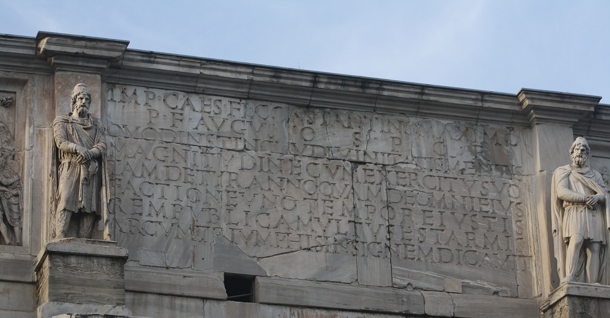 Inscription, Arch of Constantine I (Illustration) - World History ...