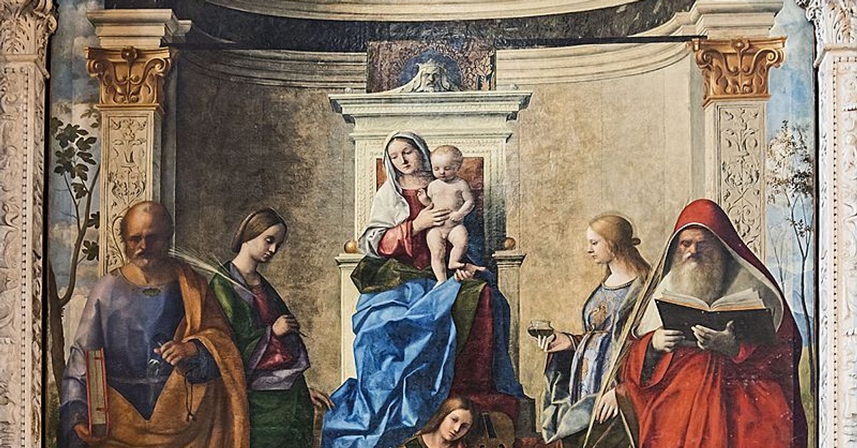 San Zaccaria Altarpiece By Giovanni Bellini Illustration World History Encyclopedia