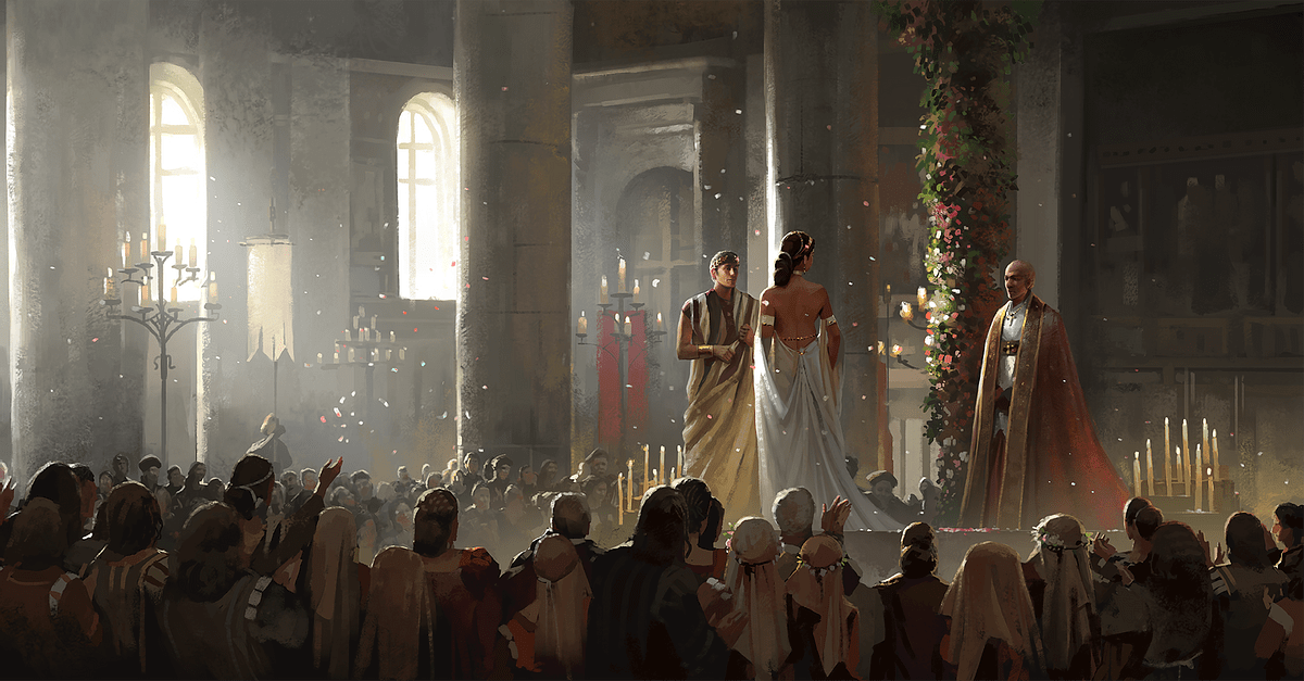 Wedding in Renaissance Rome (Artist's Impression) (Illustration ...