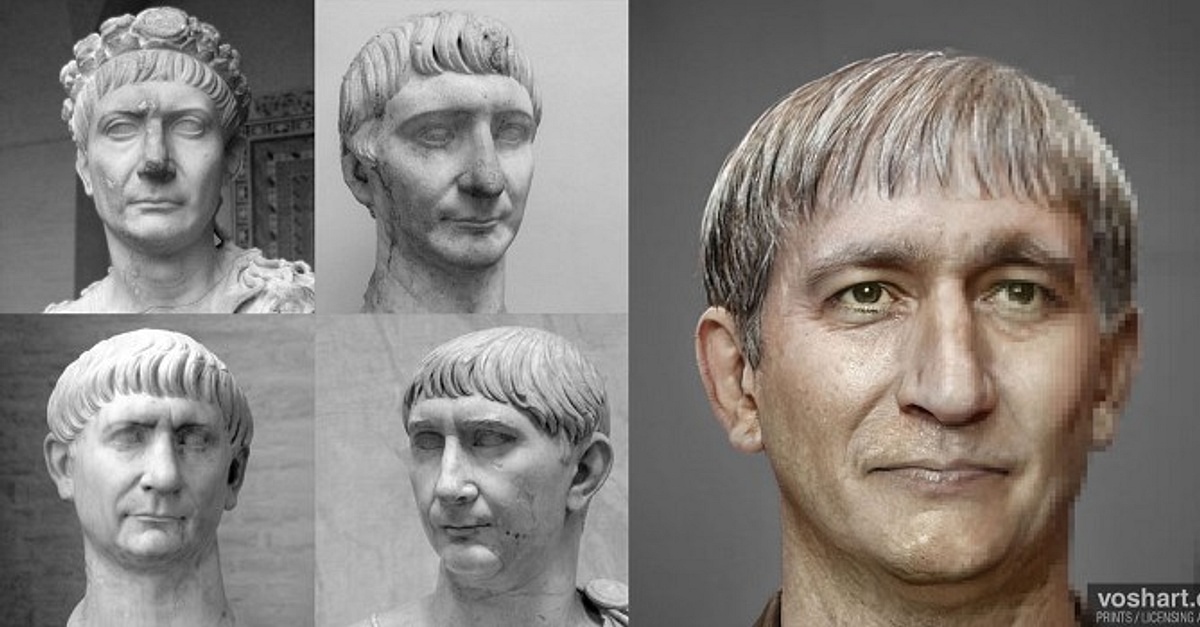 Trajan (Facial Reconstruction) (Illustration) - World History Encyclopedia