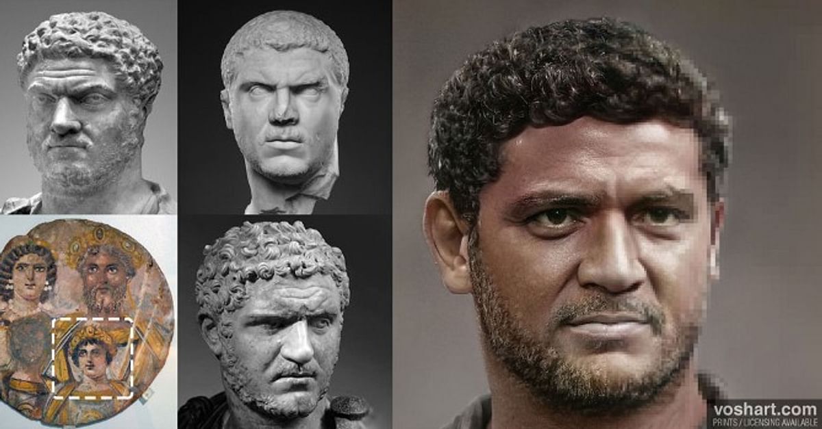 Caracalla Facial Reconstruction Illustration World History Encyclopedia