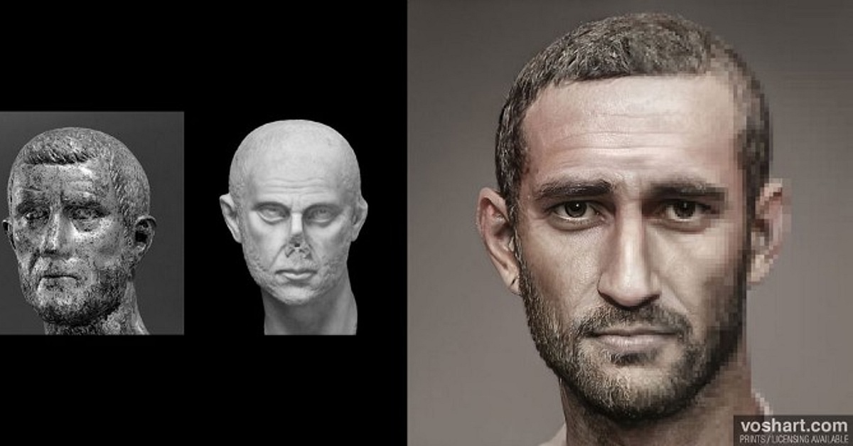 Aurelian (Facial Reconstruction) (Illustration) - World History ...