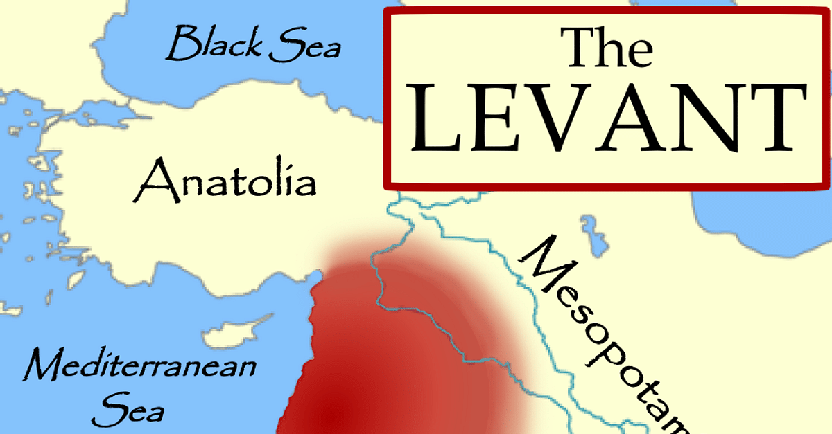 Map Of The Levant Illustration World History Encyclopedia   13269 