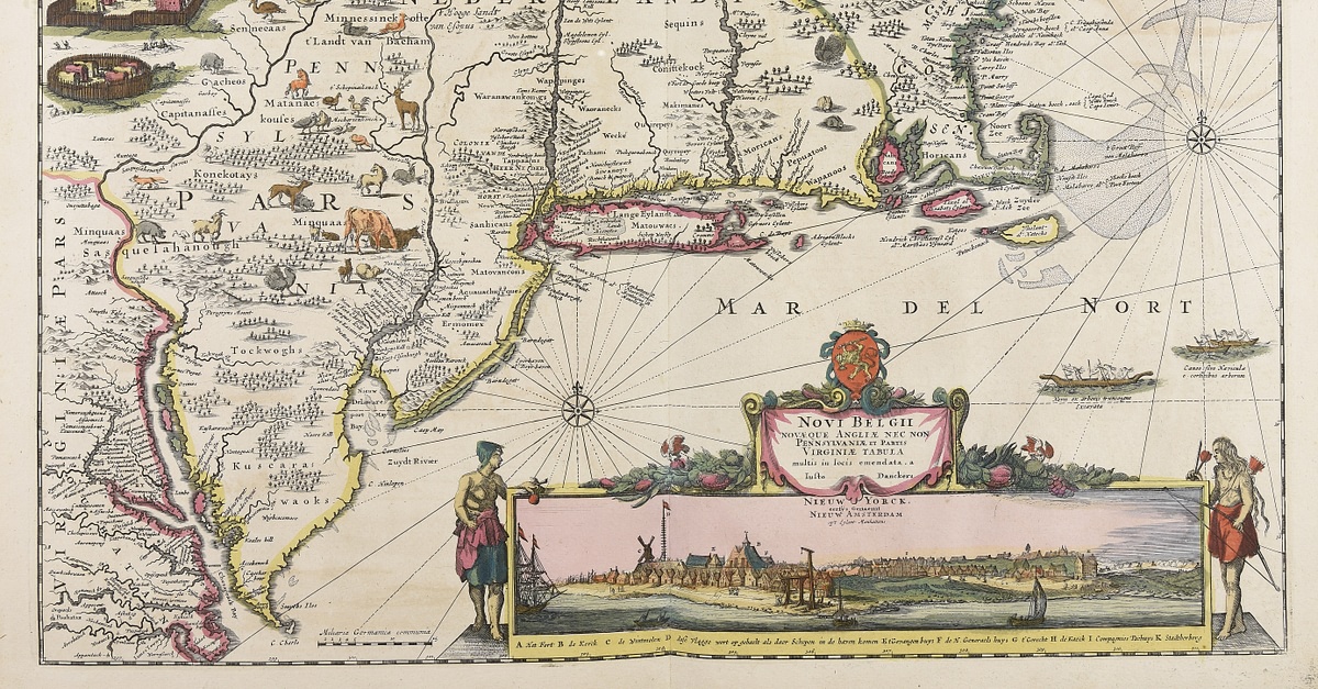 Map of New Netherland (Illustration) - World History Encyclopedia