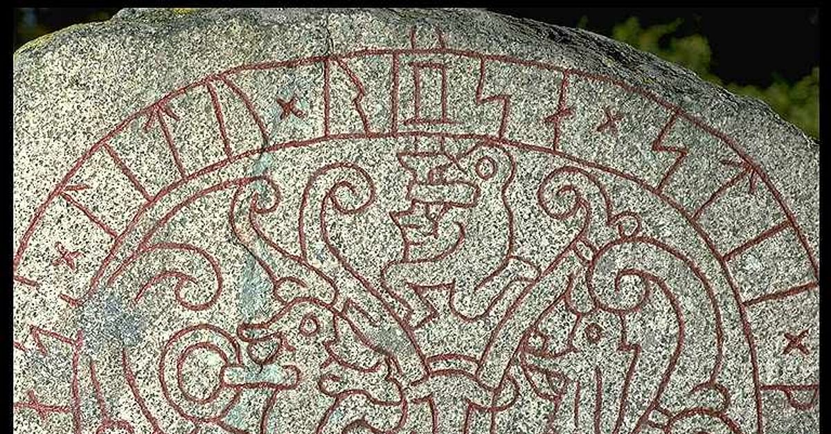 Drävle Runestone (Illustration) - World History Encyclopedia