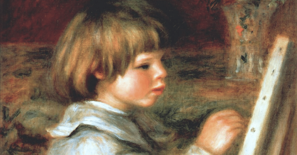 Claude Renoir Painting By Renoir Illustration World History