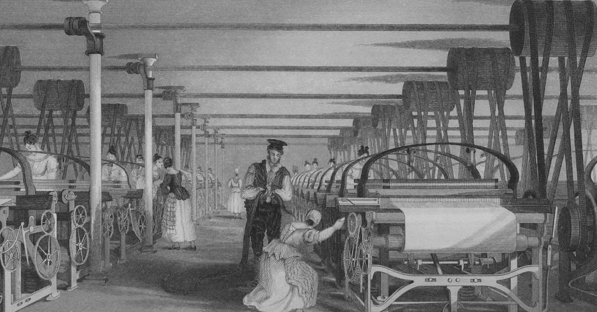 La industria textil en la Revolución Industrial británica - Enciclopedia de  la Historia del Mundo