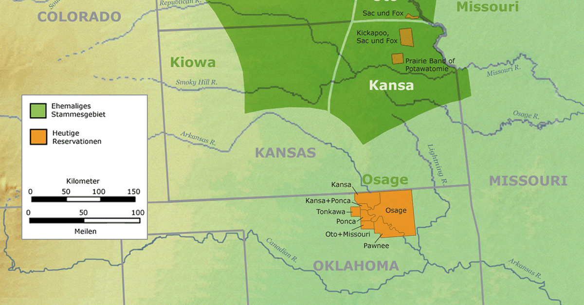 Tribal Territory Of The Pawnee (illustration) - World History Encyclopedia