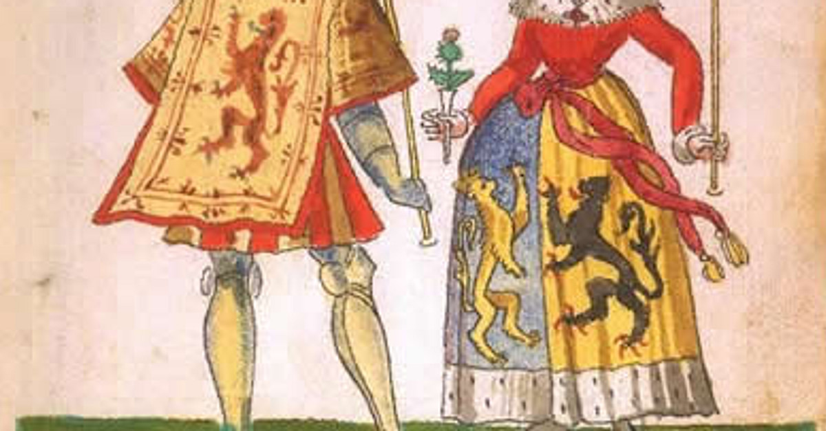 James II of Scotland and Mary of Guelders (Illustration) - World ...