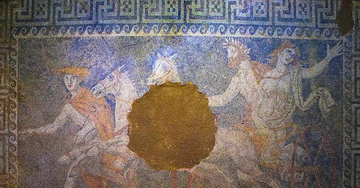 Persephone Mosaic, Amphipolis (Illustration) - World History Encyclopedia