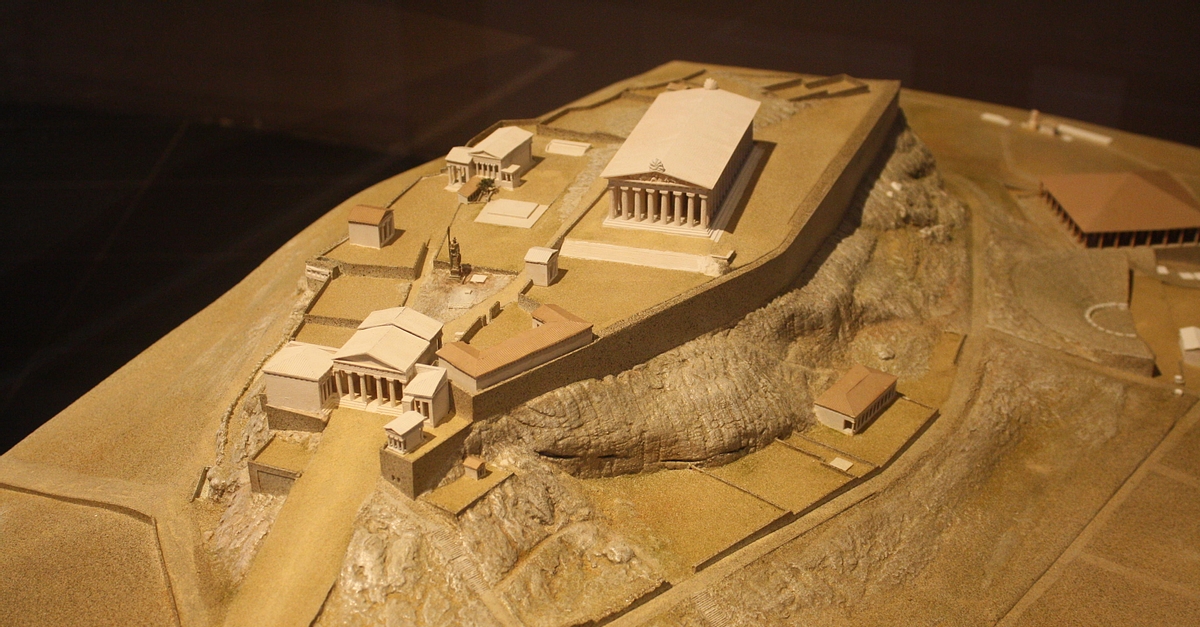 Model Of Athens' Acropolis (Illustration) - World History Encyclopedia