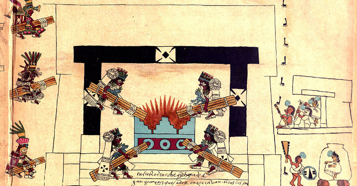 Aztec New Fire Ceremony (Illustration) - World History Encyclopedia