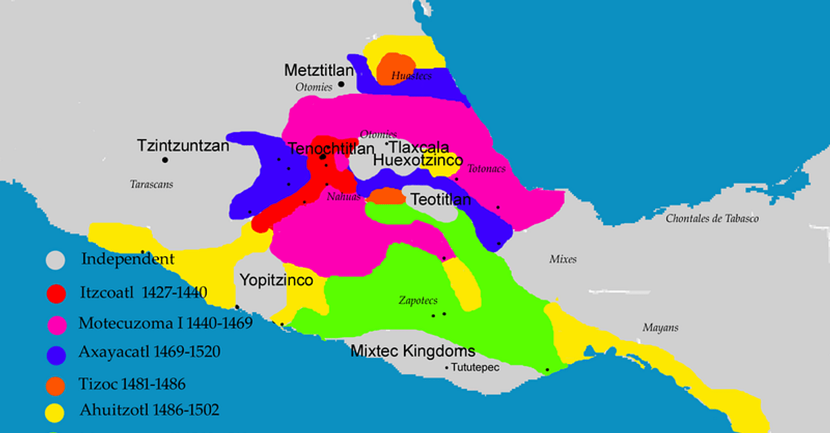 Expansion of the Aztec Empire (Illustration) - World History Encyclopedia