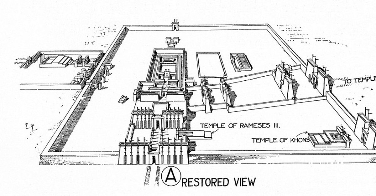 Ancient Egyptian Temples Plan