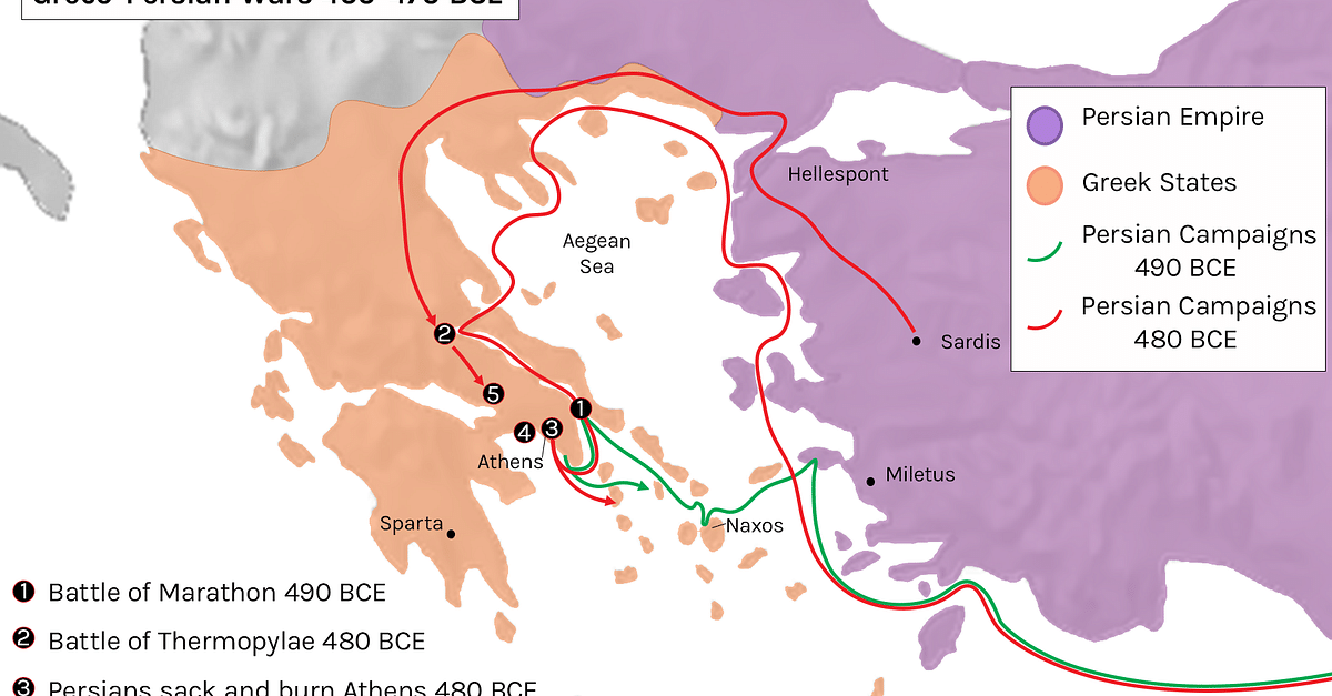 Greco-Persian Wars (Illustration) - World History Encyclopedia