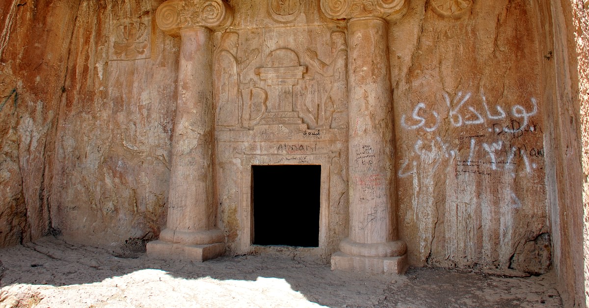 The Rock Cut Tombs Of Qizqapan Iraqi Kurdistan Median Or Achaemenid World History Encyclopedia