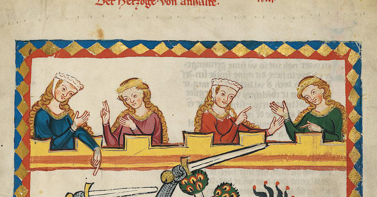 Henry I, Count of Anhalt in the Codex Manesse (Illustration) - World ...